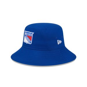 New York Rangers Blue Bucket Hat Hat