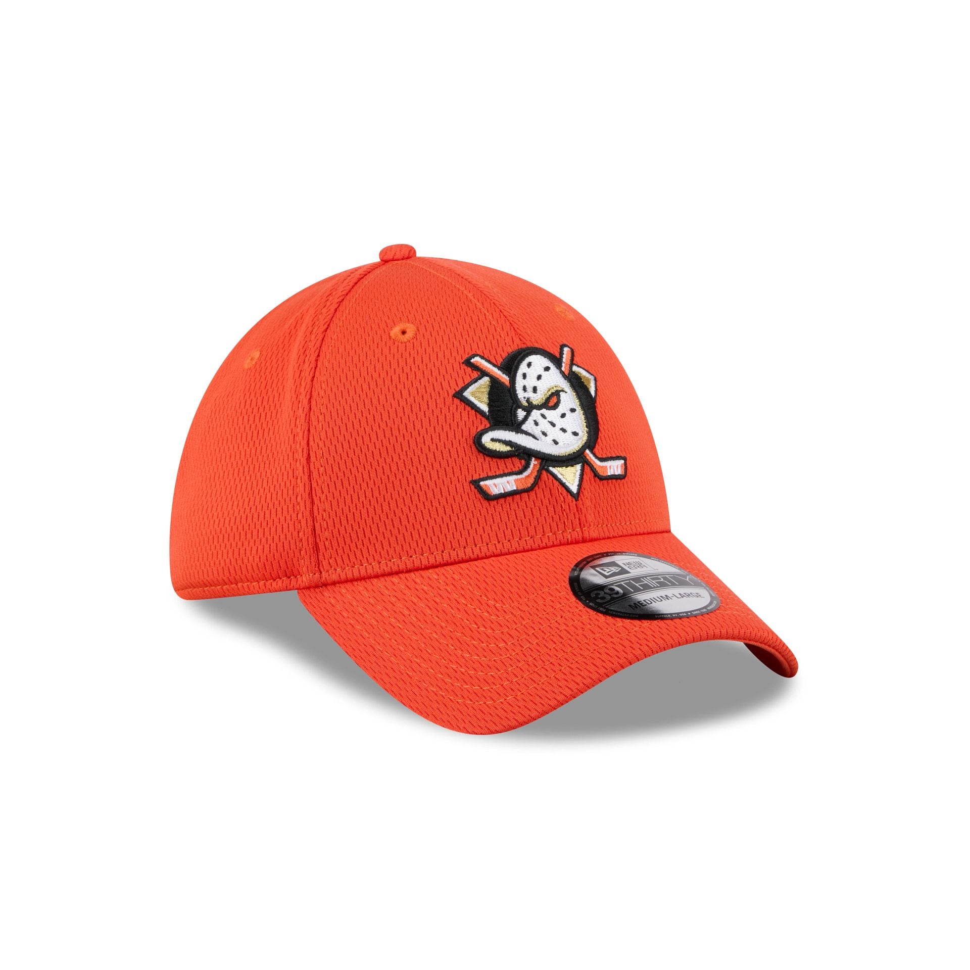 Anaheim Ducks Orange 39THIRTY Stretch Fit Hat - Image 3