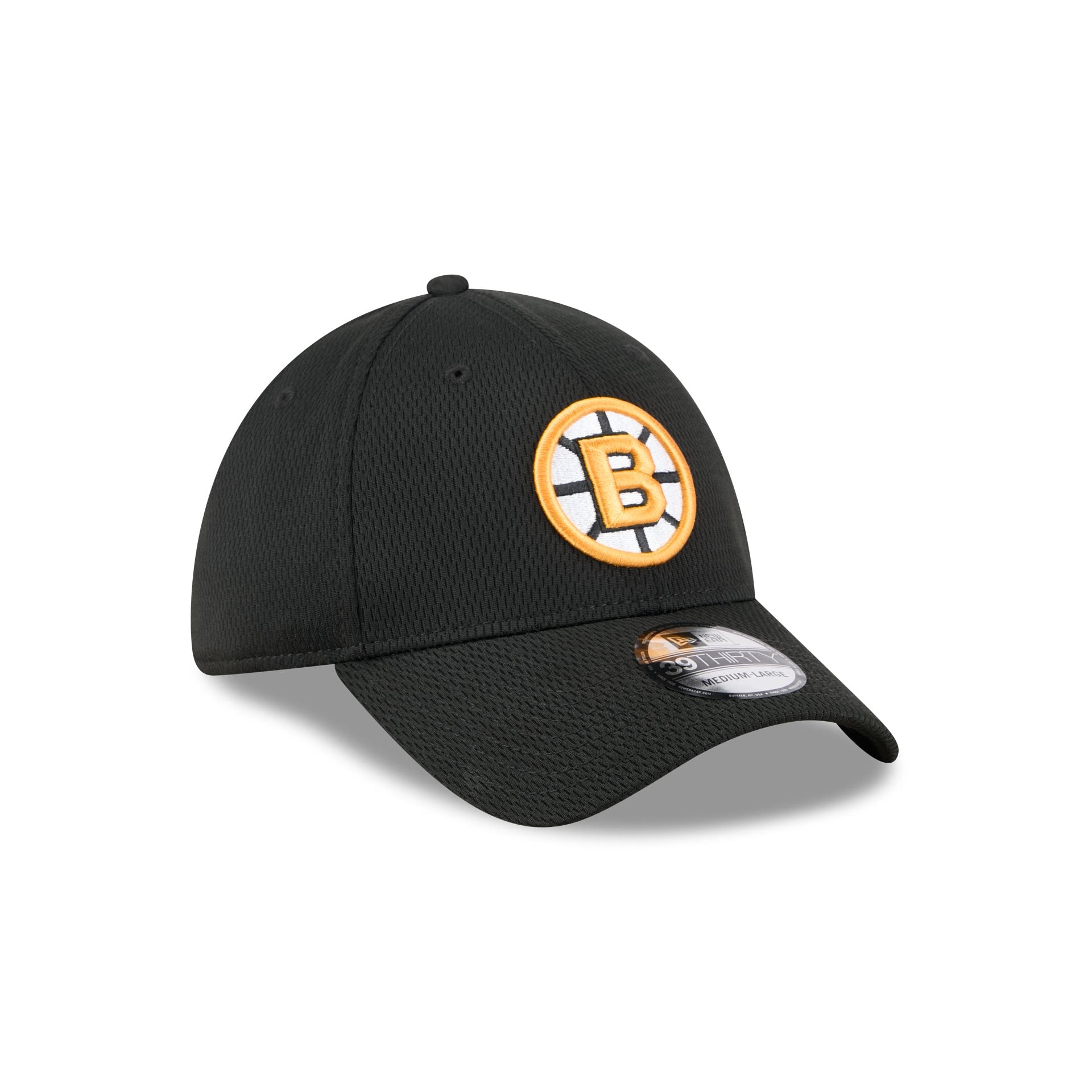 Boston Bruins Black 39THIRTY Stretch Fit Hat - Image 3