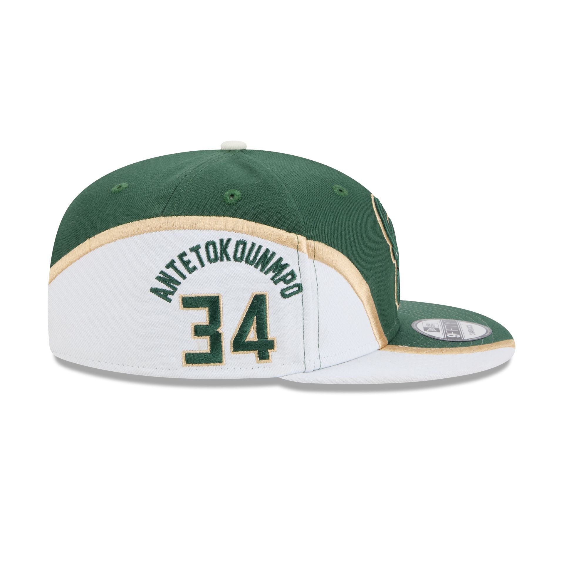 Milwaukee Bucks Giannis Antetokounmpo 9FIFTY Snapback Hat - Image 4