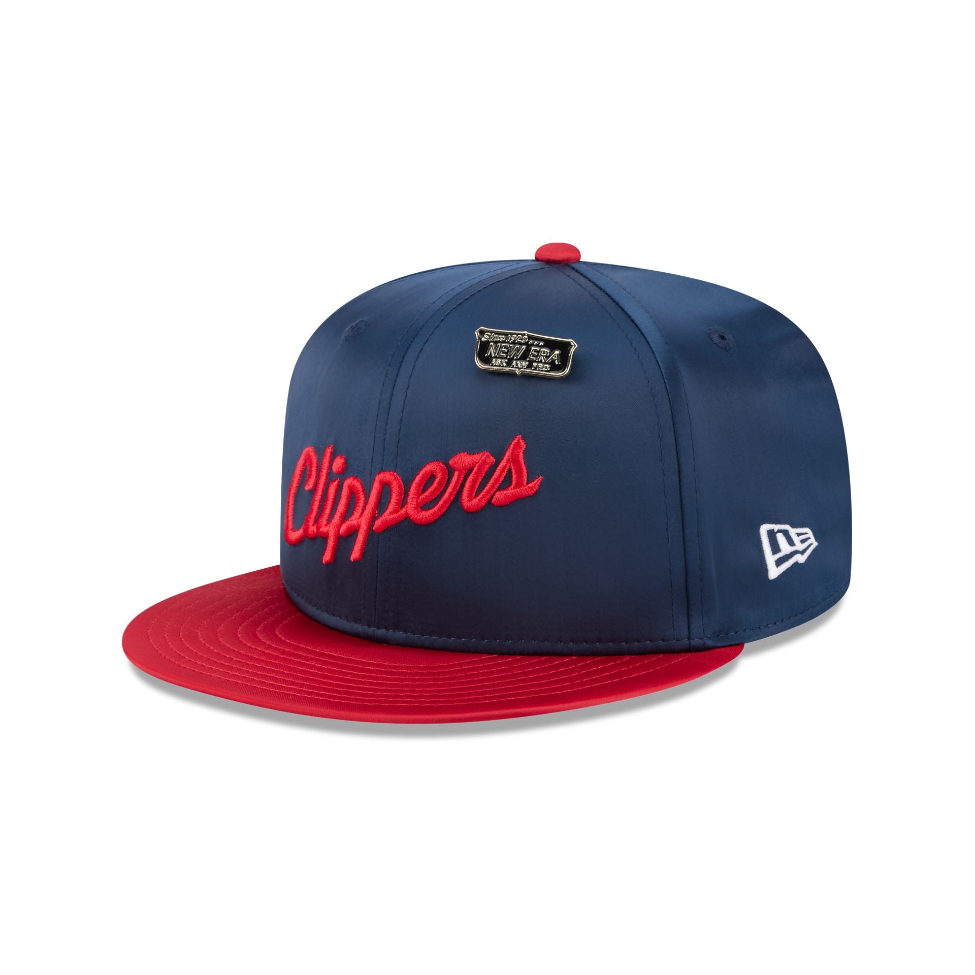 Los Angeles Clippers Satin Pin 9FIFTY Snapback Hat - Image 3