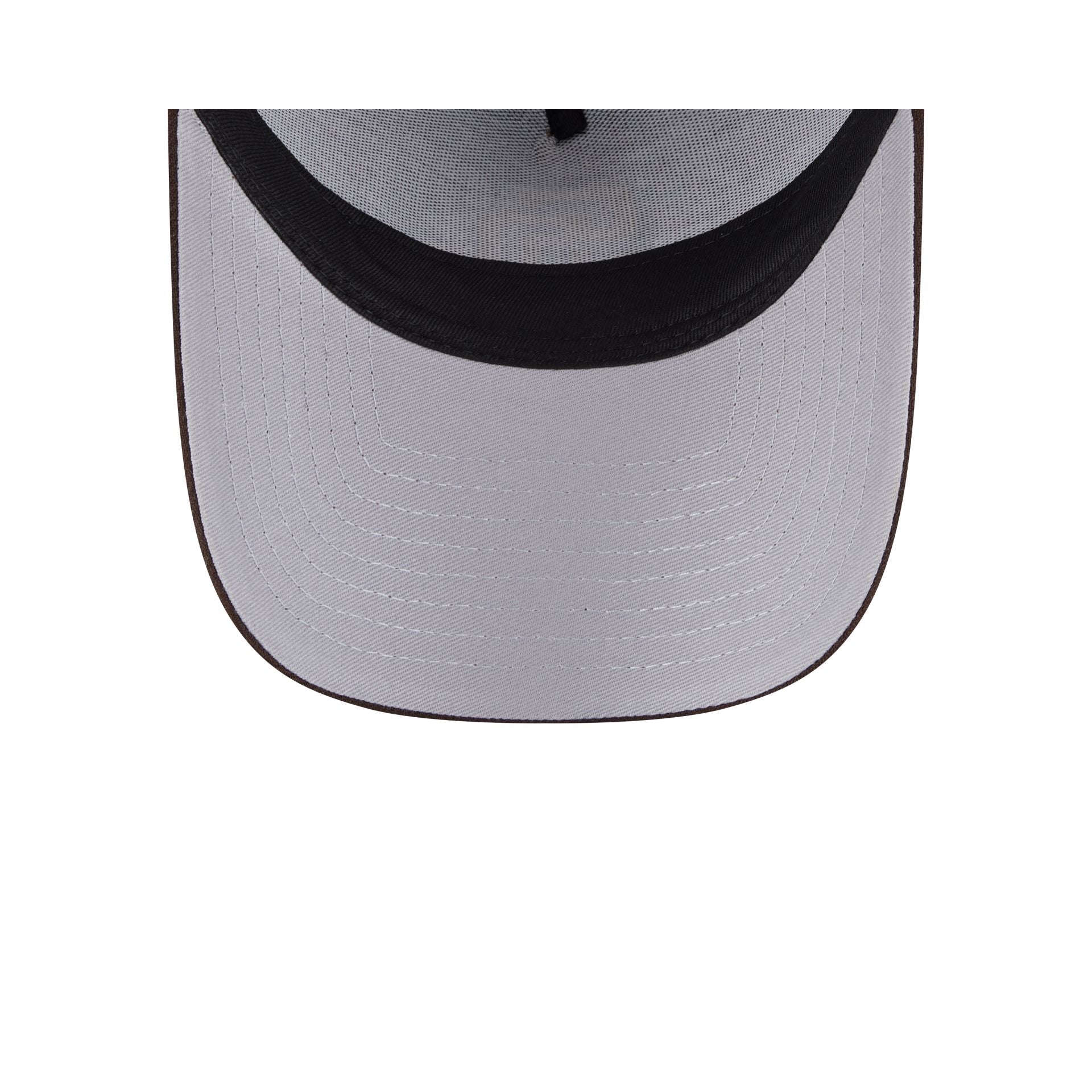 San Diego Padres State Stitch 9FORTY A-Frame Trucker Hat - Image 7