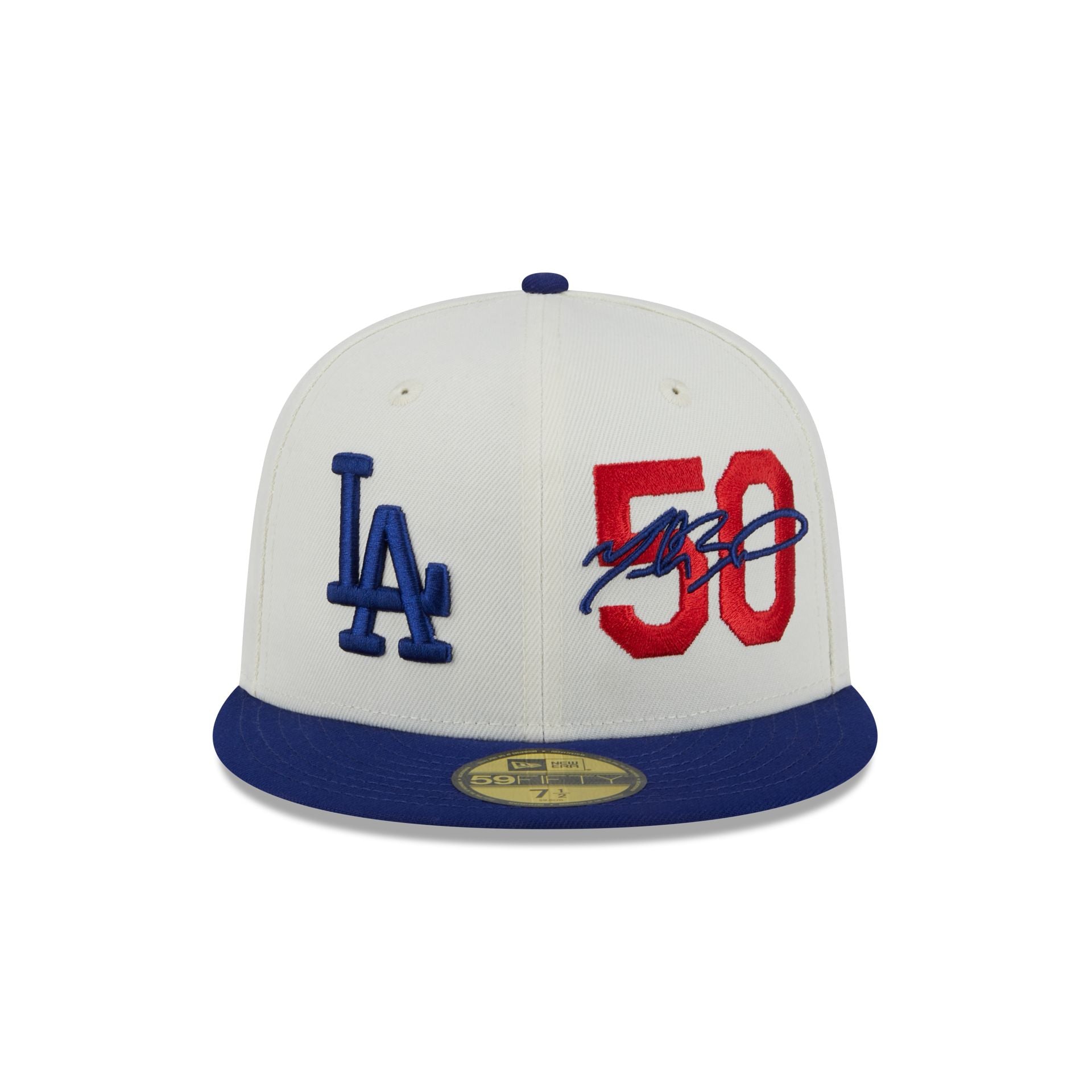 Los Angeles Dodgers Mookie Betts Chrome White 59FIFTY Fitted Hat - Image 2