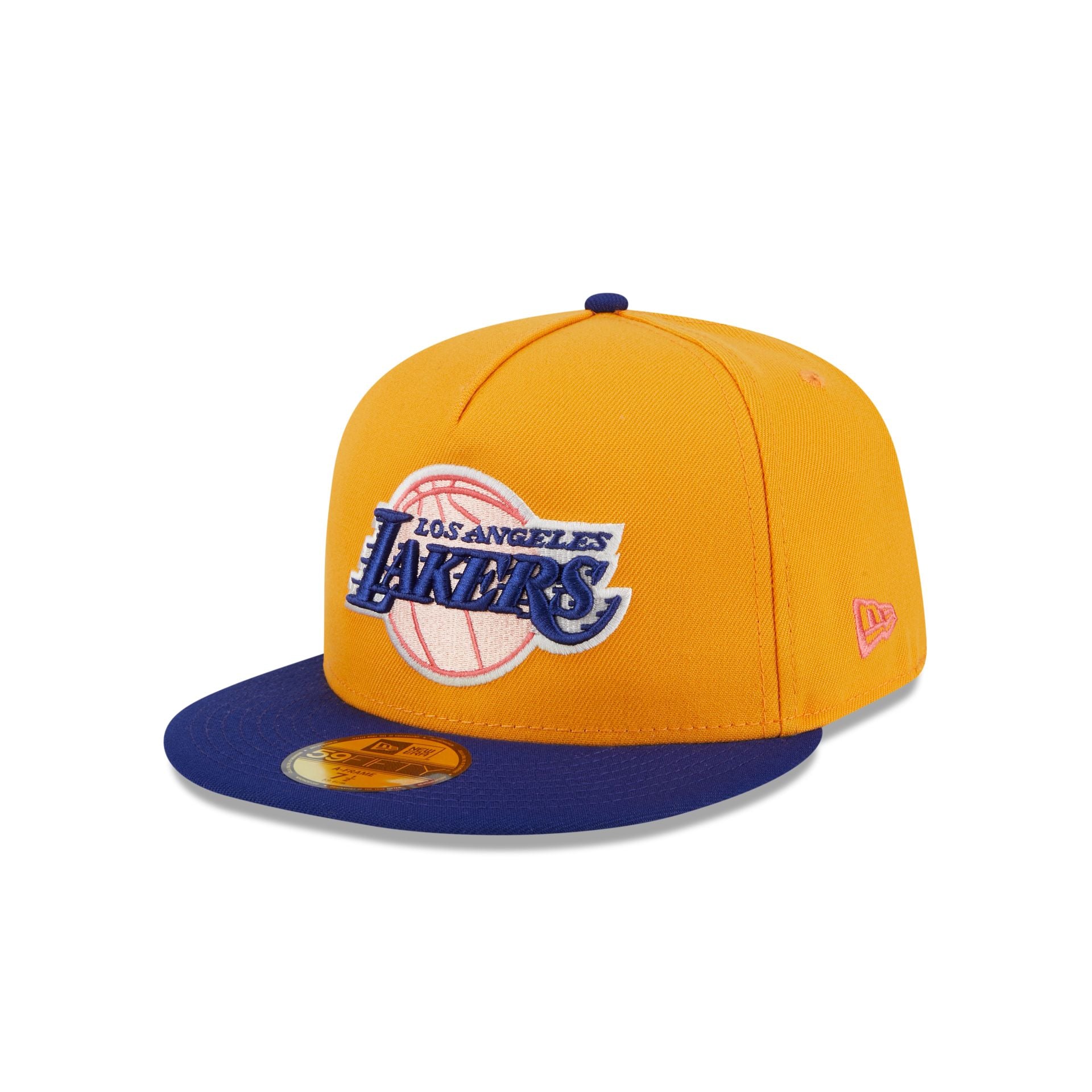 Los Angeles Lakers Gold 59FIFTY A-Frame Fitted Hat - Image 3