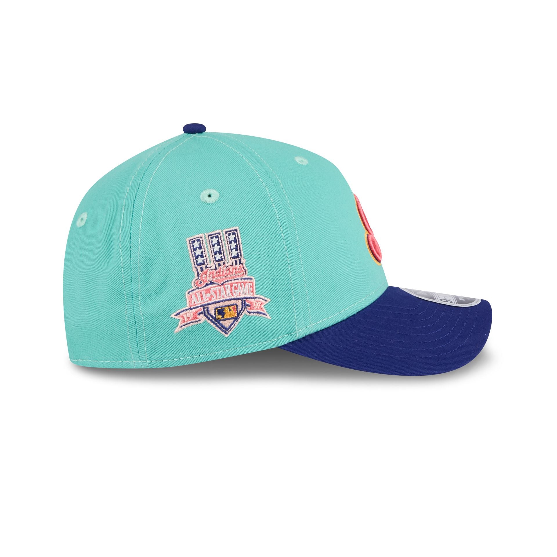 Cleveland Guardians Clear Mint 9FORTY M-Crown Adjustable Hat - Image 4