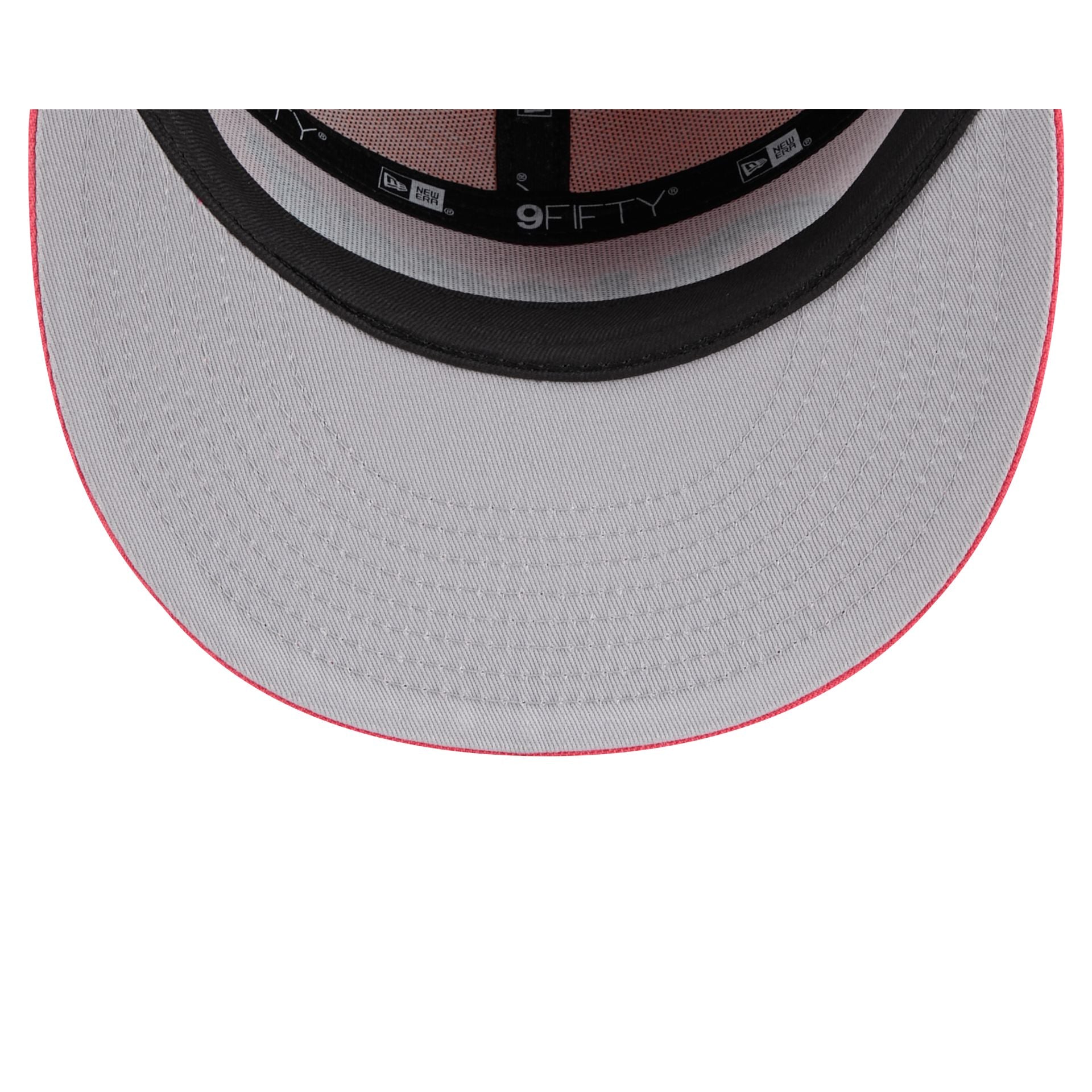 Chicago White Sox Coral Split Panel 9FIFTY Snapback Hat - Image 7