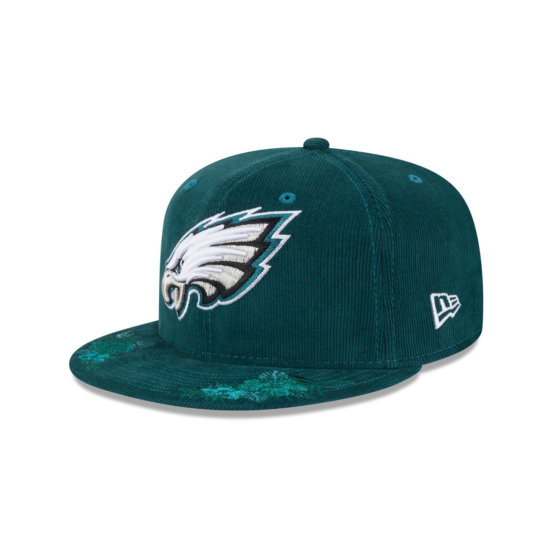 Just Caps Floral Corduroy Philadelphia Eagles 59FIFTY Fitted Hat - Image 3