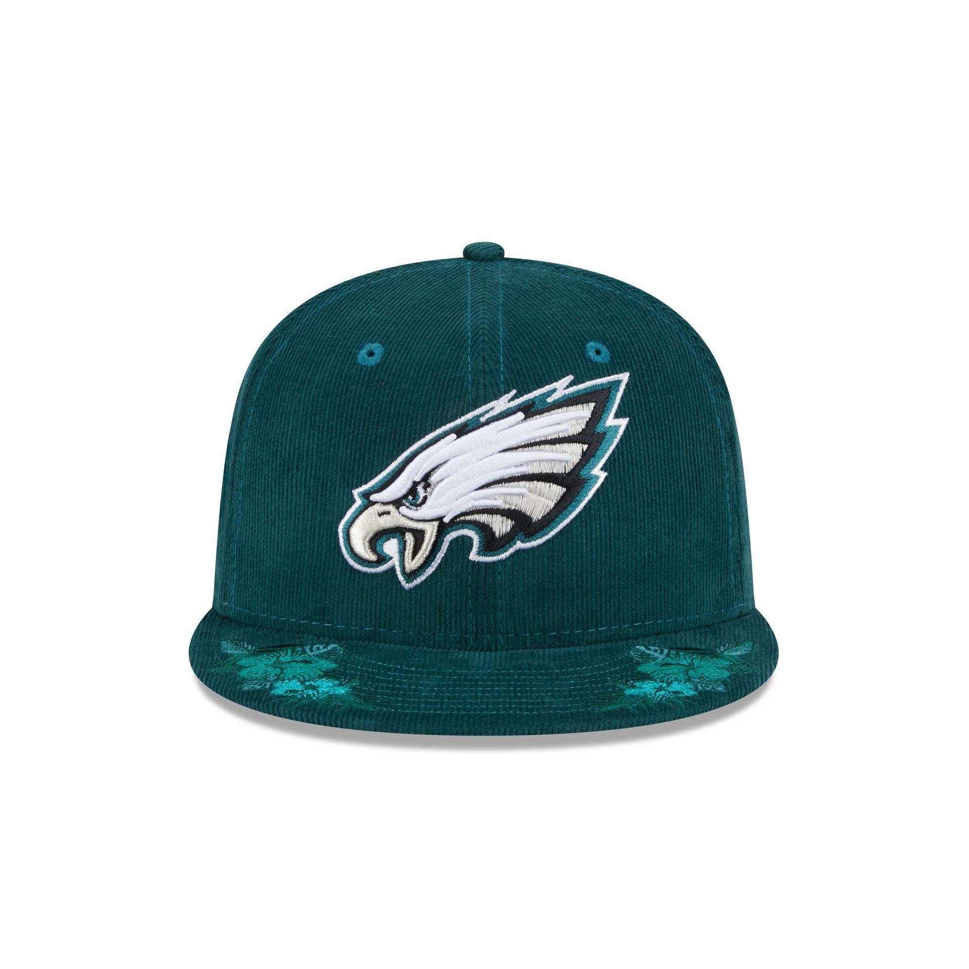 Just Caps Floral Corduroy Philadelphia Eagles 59FIFTY Fitted Hat - Image 2