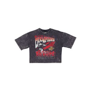 Atlanta Braves Sport Classics Women's Cropped T-Shirt