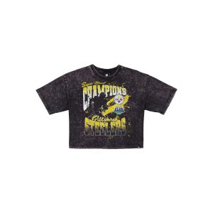 Pittsburgh Steelers Sport Classics Women's Cropped T-Shirt