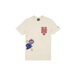 New York Mets Stone Logo Select T-Shirt