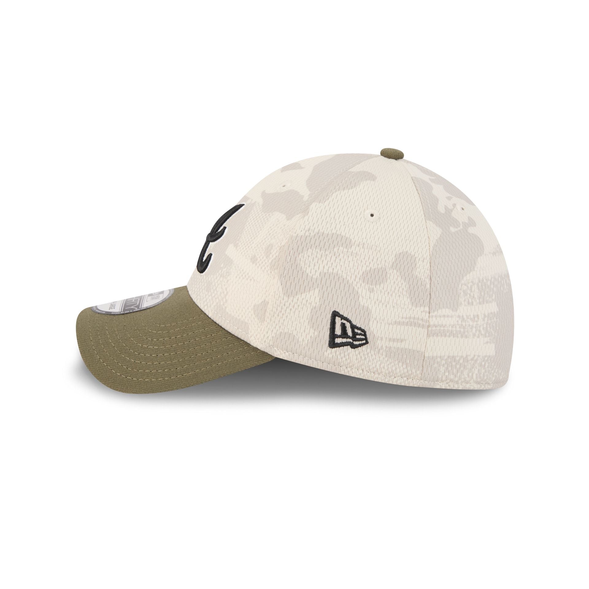 Atlanta Braves Armed Forces Day 2025 39THIRTY Stretch Fit Hat - Image 5