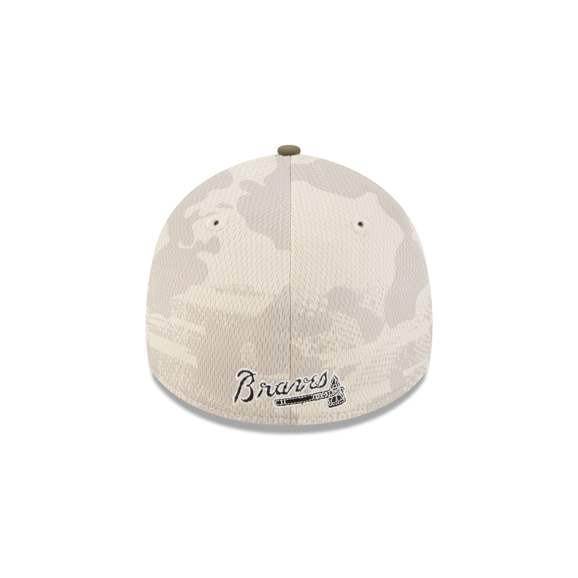 Atlanta Braves Armed Forces Day 2025 39THIRTY Stretch Fit Hat - Image 6