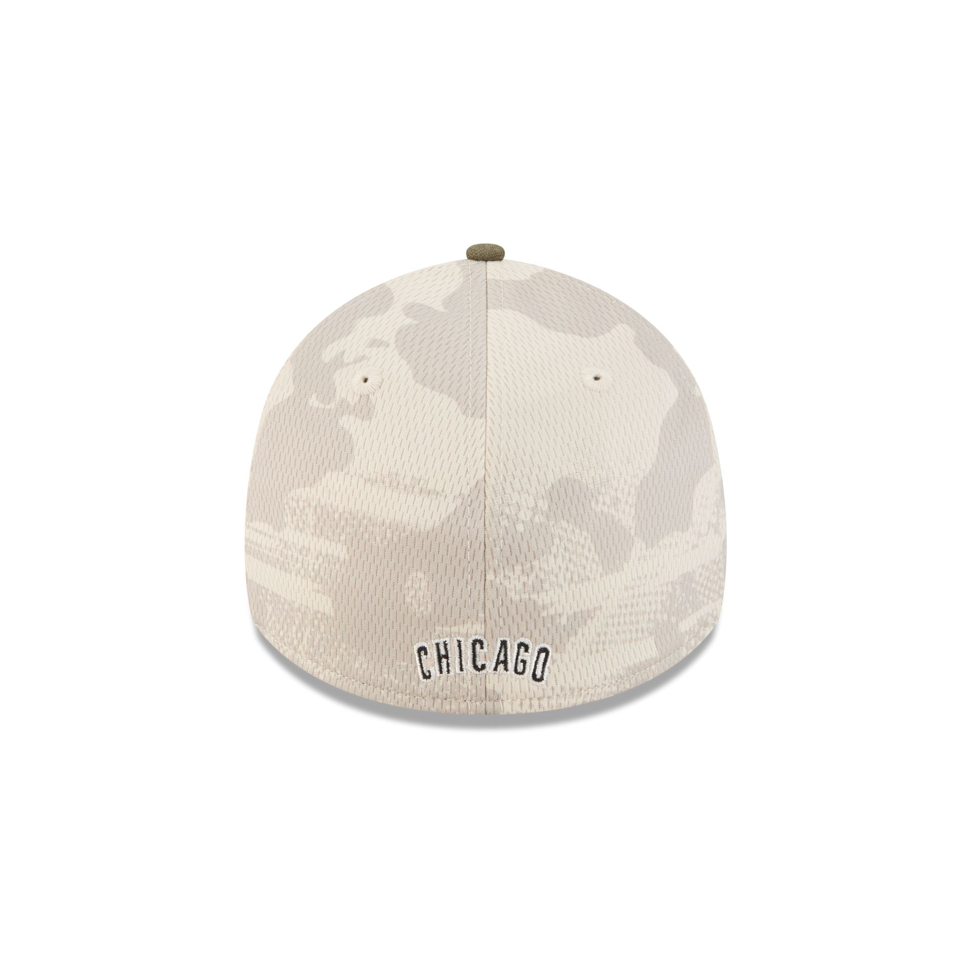 Chicago Cubs Armed Forces Day 2025 39THIRTY Stretch Fit Hat - Image 6