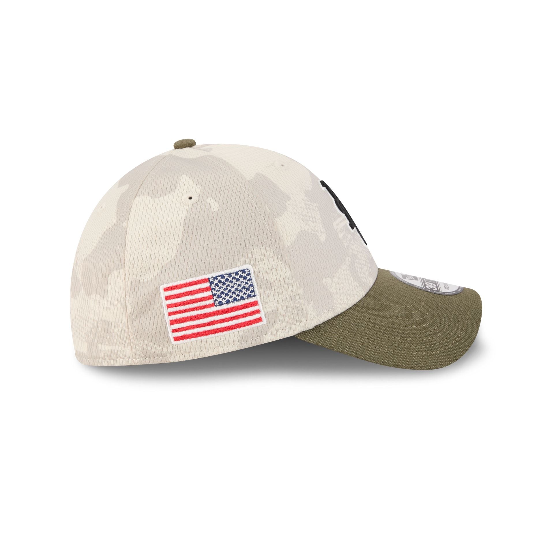 New York Mets Armed Forces Day 2025 39THIRTY Stretch Fit Hat - Image 4