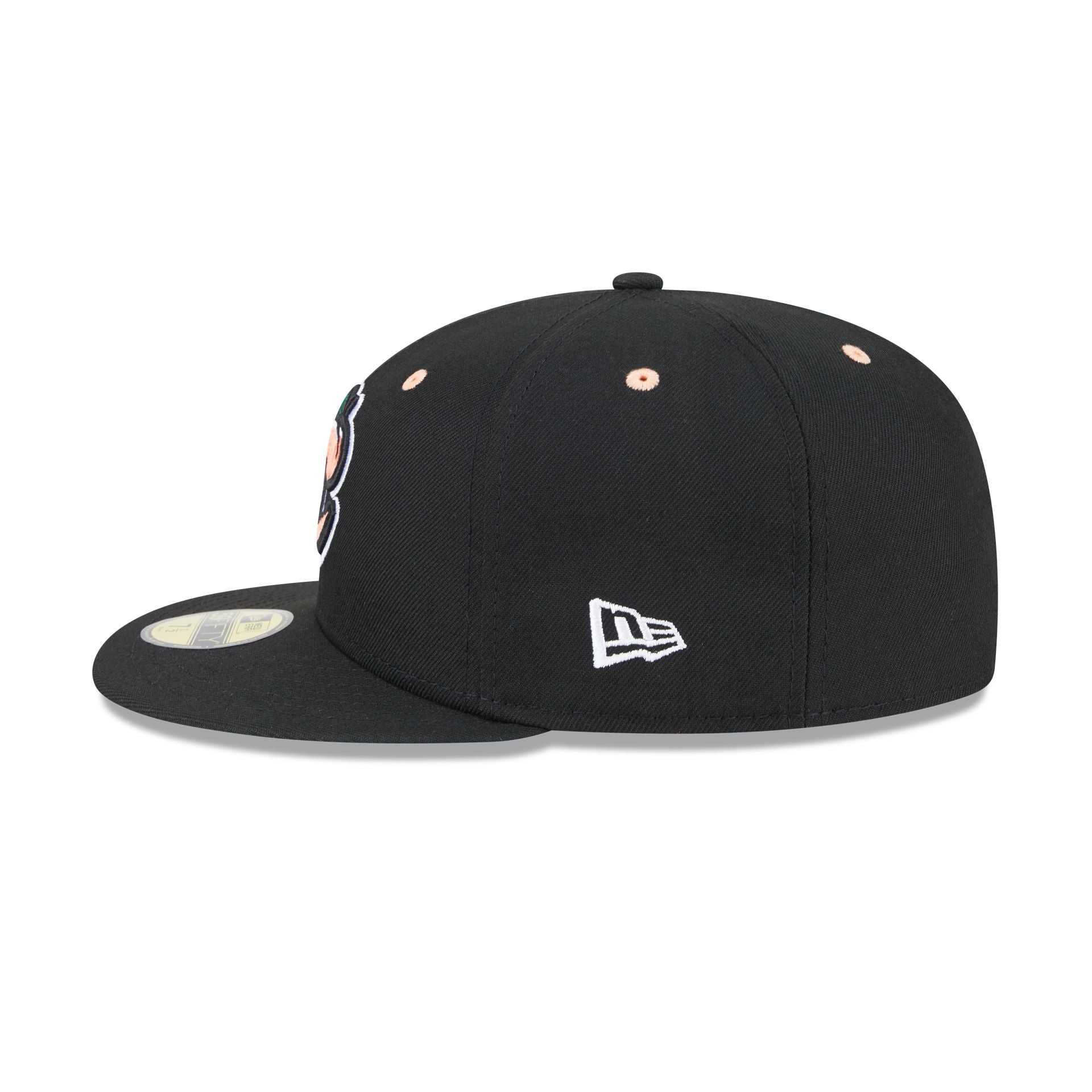Columbus Clingstones Alternate Black 59FIFTY Fitted Hat - Image 4
