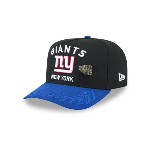 New York Giants 2025 Draft Black 59FIFTY A-Frame Fitted Hat