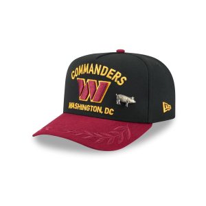 Washington Commanders 2025 Draft Black 59FIFTY A-Frame Fitted Hat
