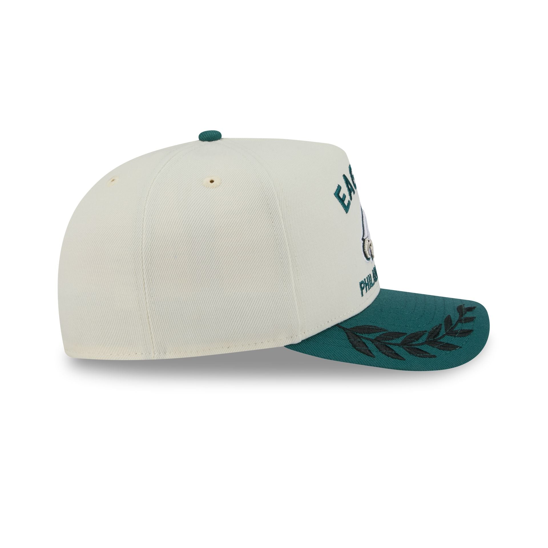 Philadelphia Eagles 2025 Draft Chrome White 59FIFTY A-Frame Fitted Hat - Image 5