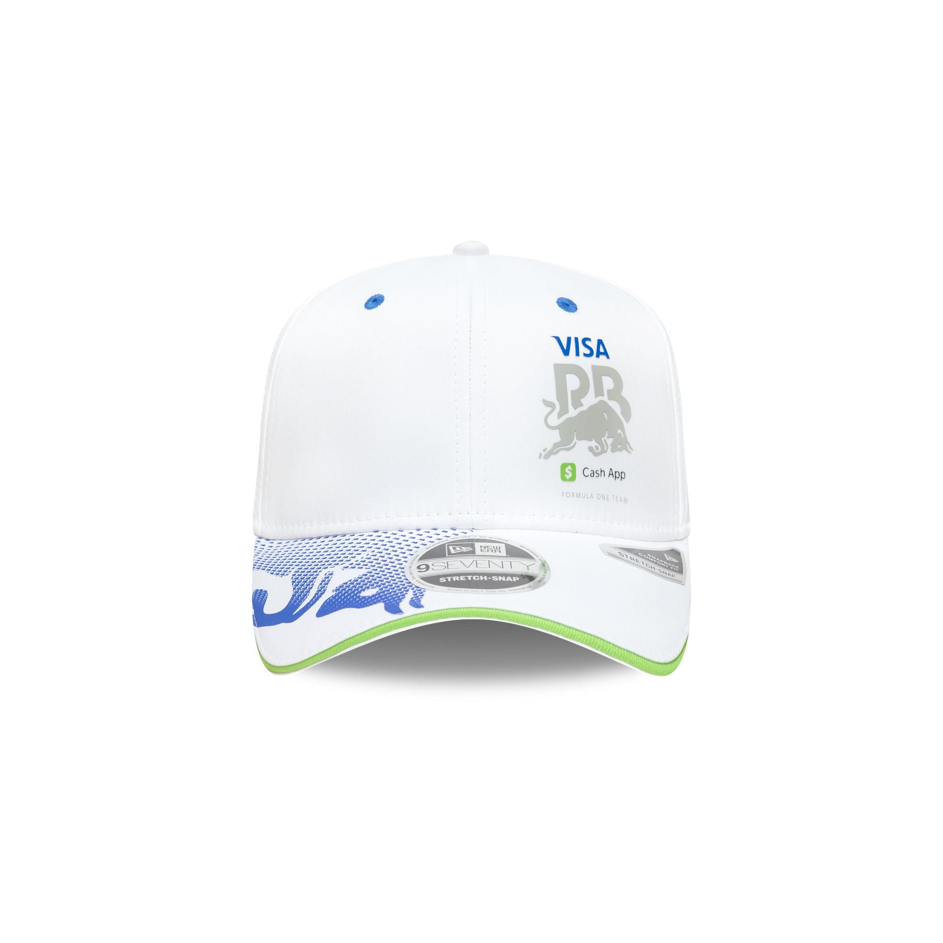 Visa Cash App Racing Bulls White 9SEVENTY Stretch-Snap Hat - Image 2