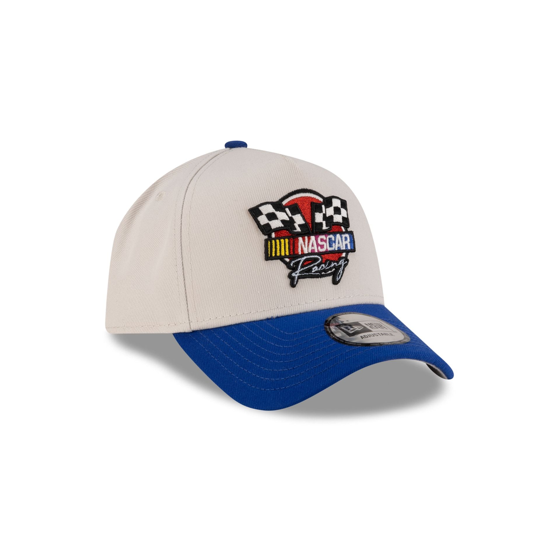 NASCAR Classics Flags White 9FORTY A-Frame Snapback Hat - Image 3