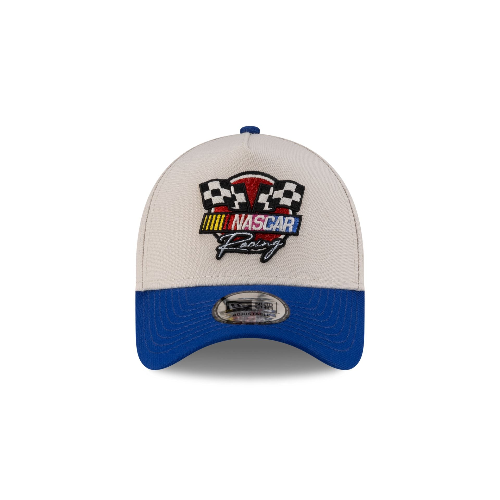 NASCAR Classics Flags White 9FORTY A-Frame Snapback Hat - Image 2