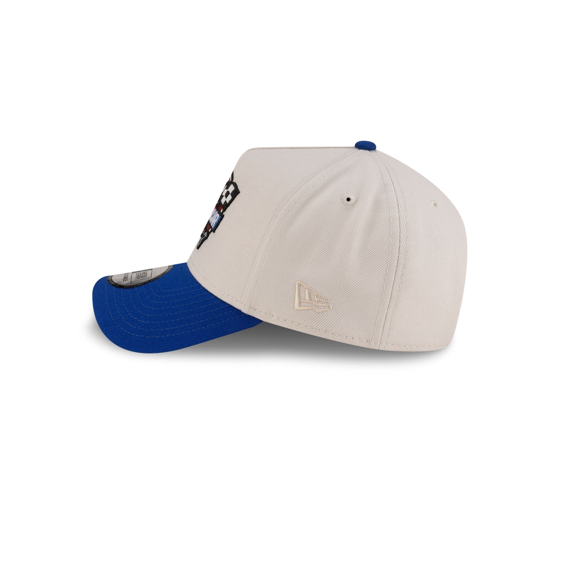 NASCAR Classics Flags White 9FORTY A-Frame Snapback Hat - Image 4