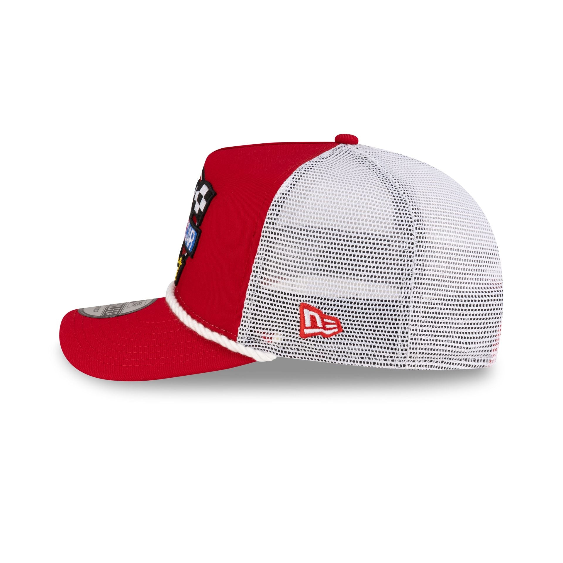 NASCAR Classics Flags Red Golfer Hat - Image 4
