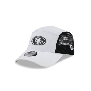 San Francisco 49ers White Poly Runner Adjustable Hat