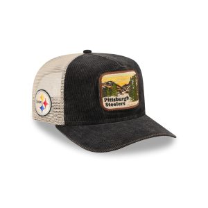 Pittsburgh Steelers Vintage Landscape 9FIFTY A-Frame Trucker Hat