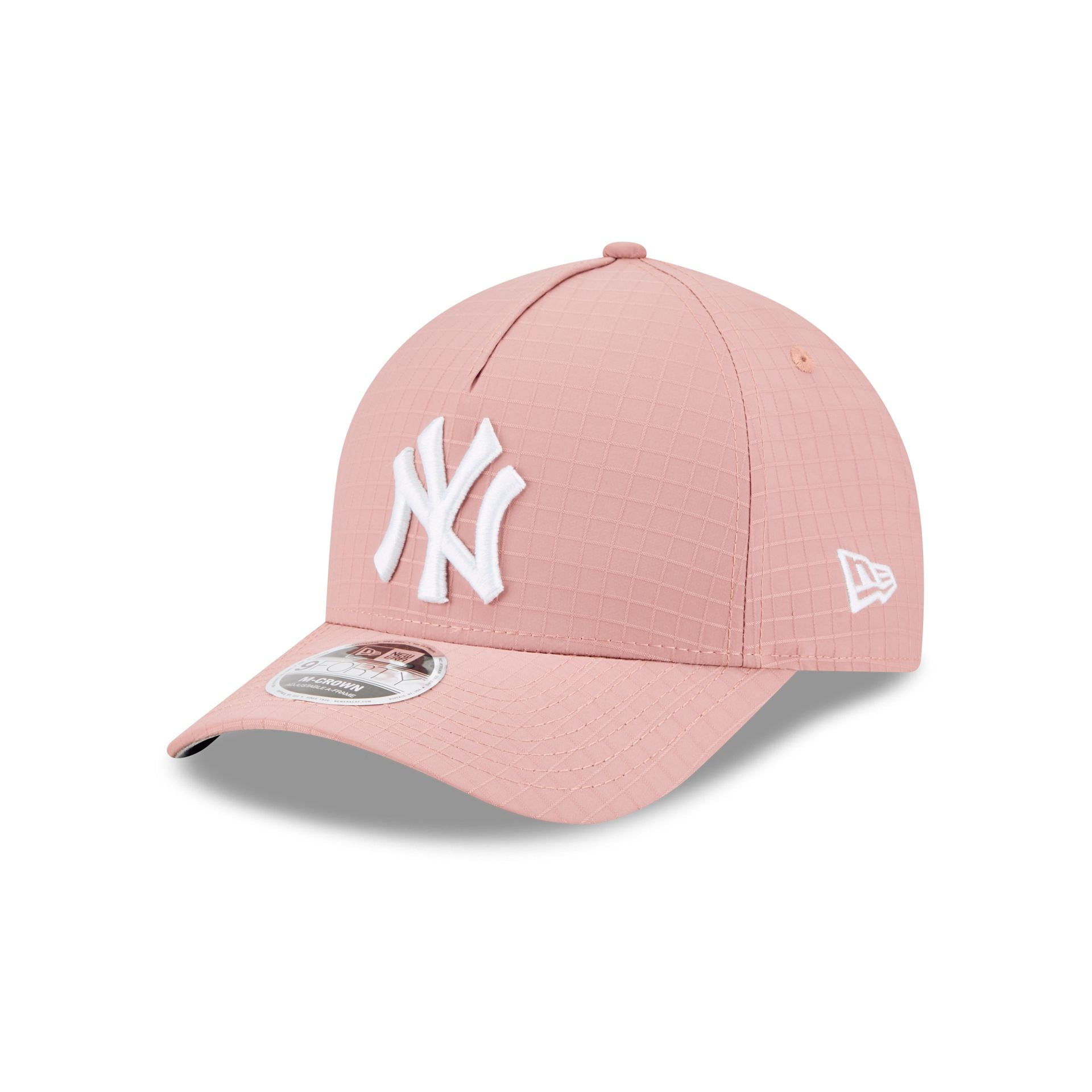 New York Yankees Pink Ripstop 9FORTY M-Crown A-Frame Snapback Hat