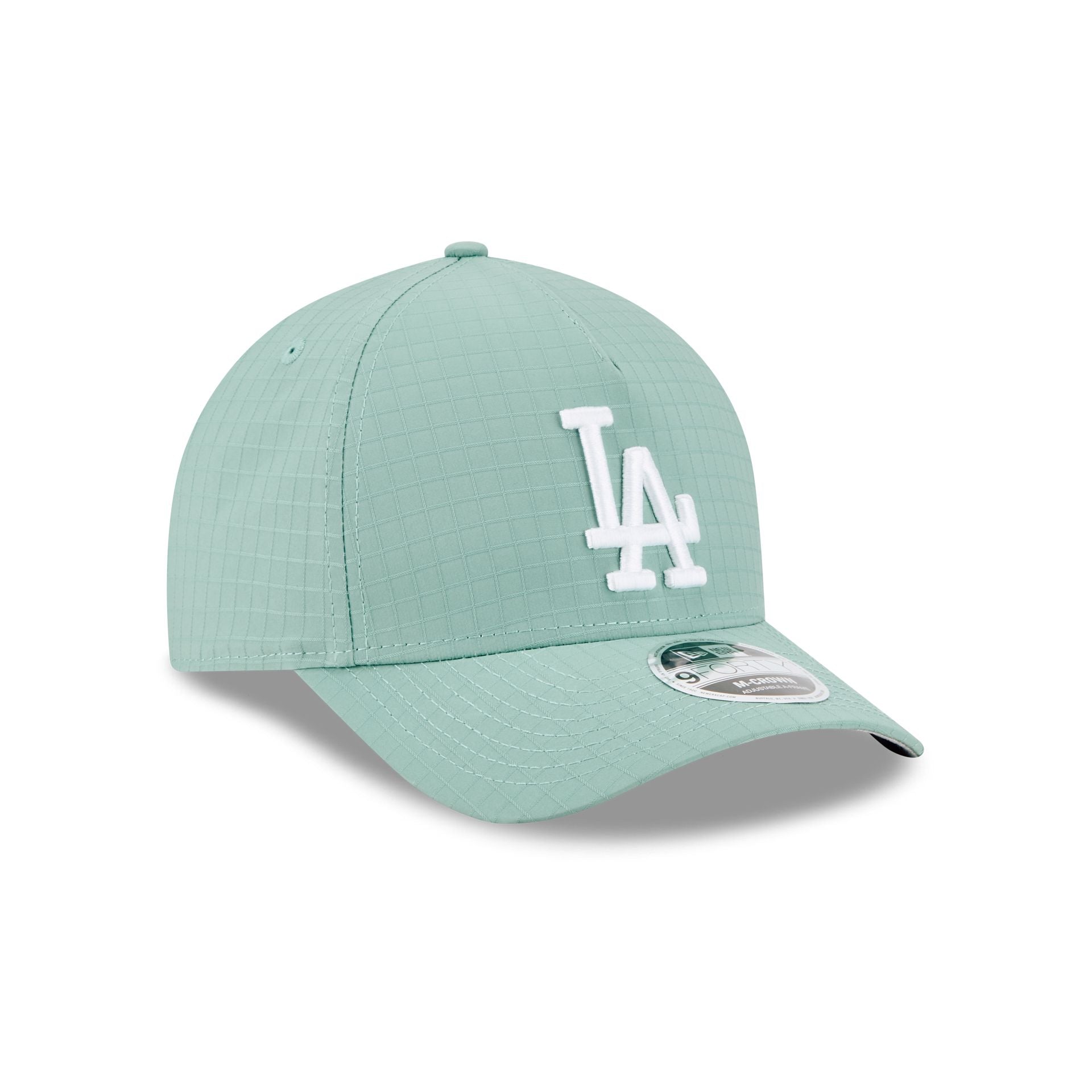 Los Angeles Dodgers Green Ripstop 9FORTY M-Crown A-Frame Snapback Hat - Image 3