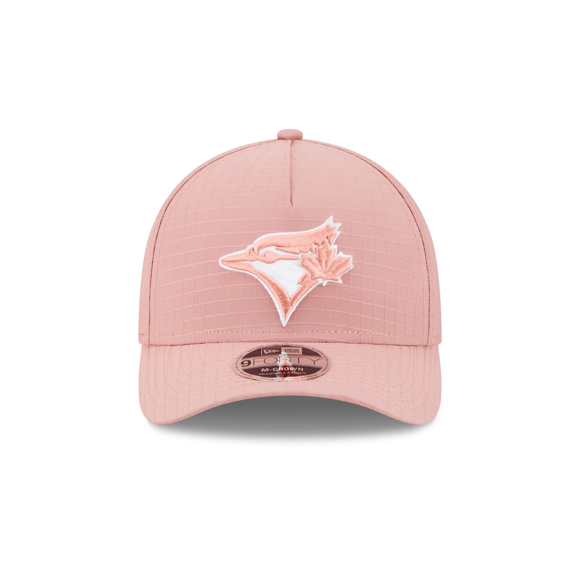 Toronto Blue Jays Pink Ripstop 9FORTY M-Crown A-Frame Snapback Hat - Image 2