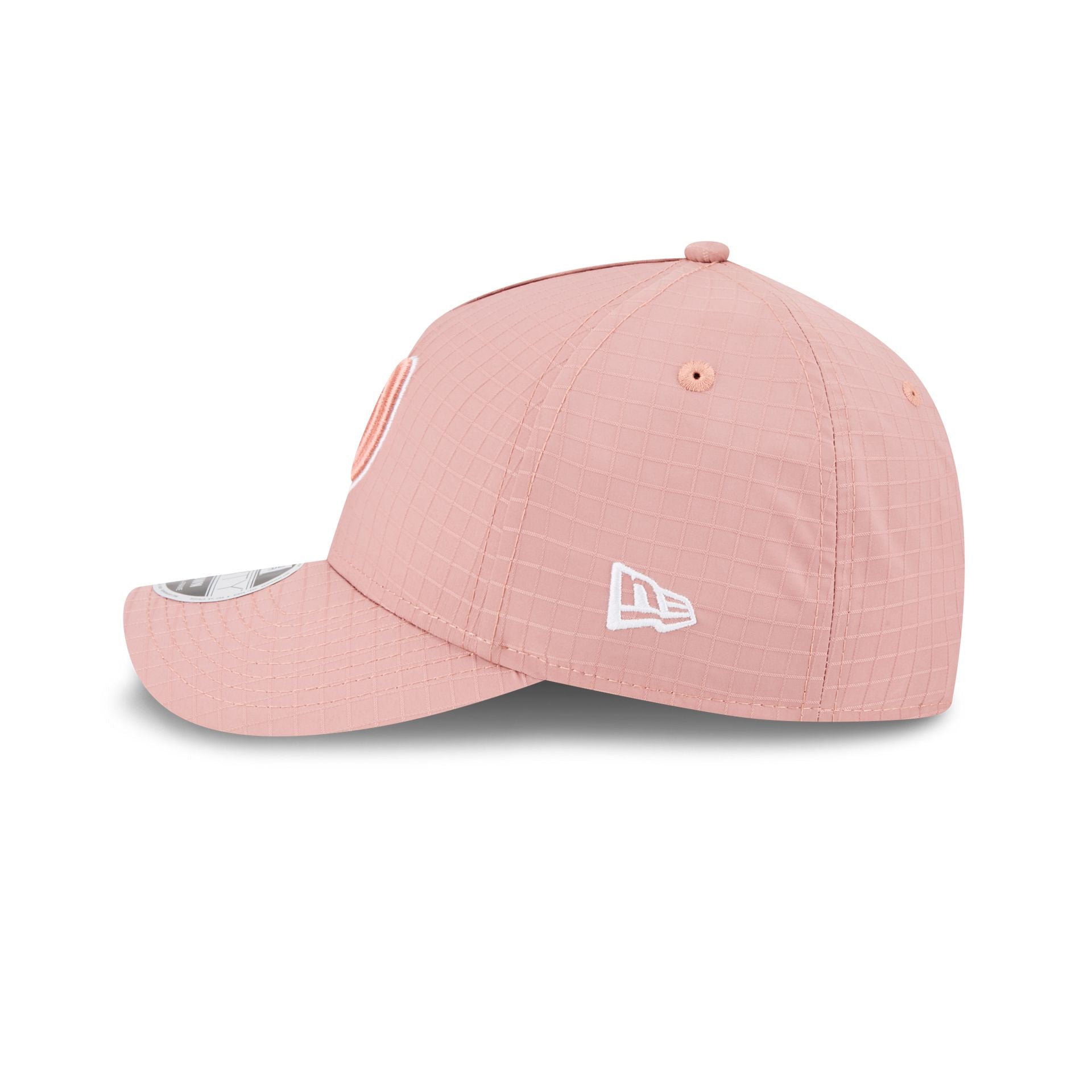 Washington Nationals Pink Ripstop 9FORTY M-Crown A-Frame Snapback Hat - Image 4