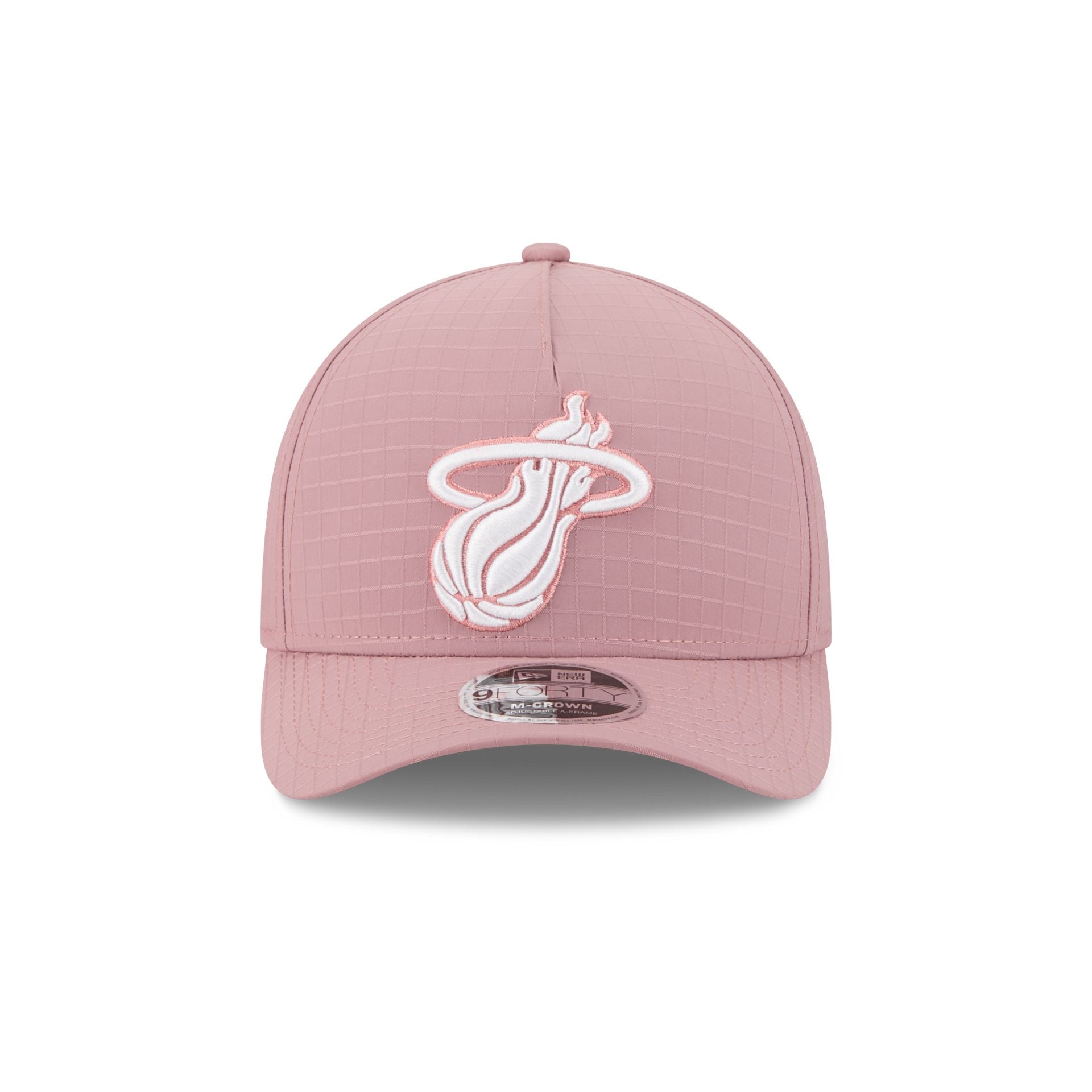 Miami Heat Pink Ripstop 9FORTY M-Crown A-Frame Snapback Hat - Image 2