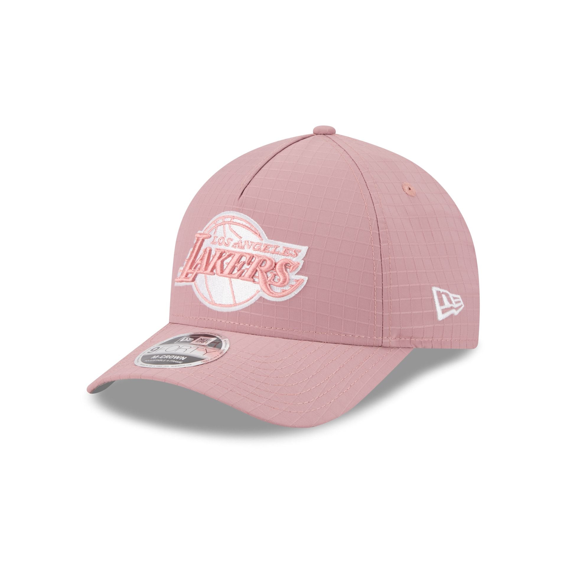 Los Angeles Lakers Pink Ripstop 9FORTY M-Crown A-Frame Snapback Hat