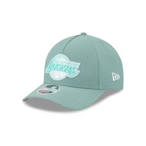 Los Angeles Lakers Green Ripstop 9FORTY M-Crown A-Frame Snapback Hat