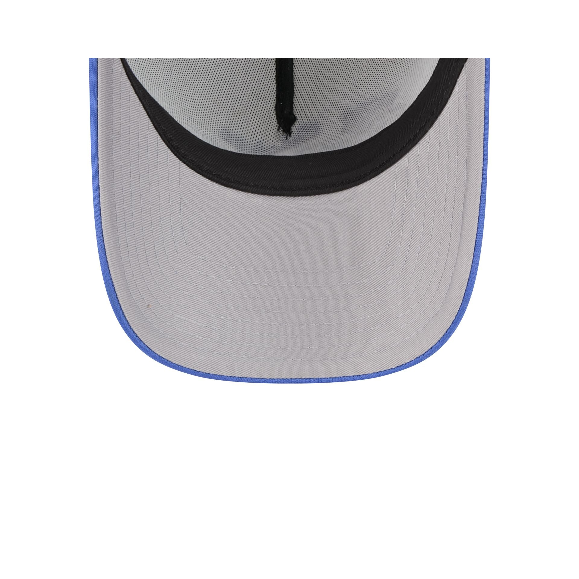 Chicago Cubs State Flower 9FORTY A-Frame Trucker Hat - Image 7