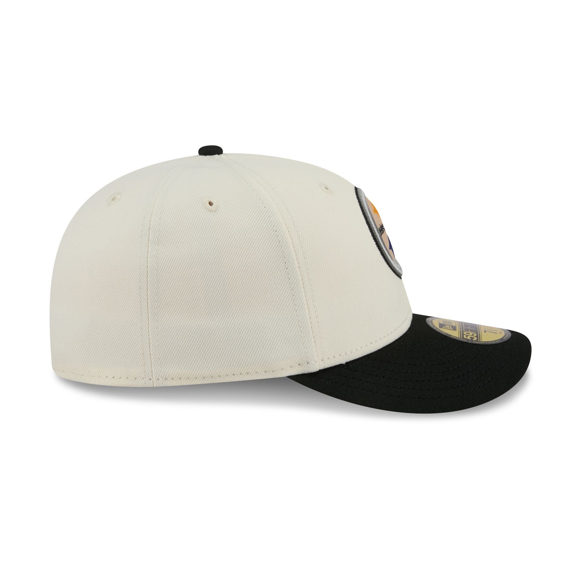 Pittsburgh Steelers Tonal Florals White 59FIFTY Fitted Hat - Image 5