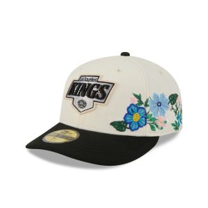 Los Angeles Kings Tonal Florals White 59FIFTY Fitted Hat