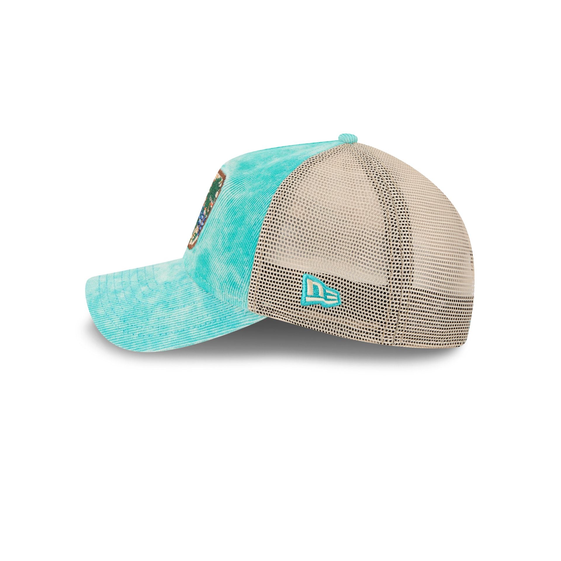 Miami Dolphins Vintage Landscape 9TWENTY A-Frame Trucker Hat - Image 5