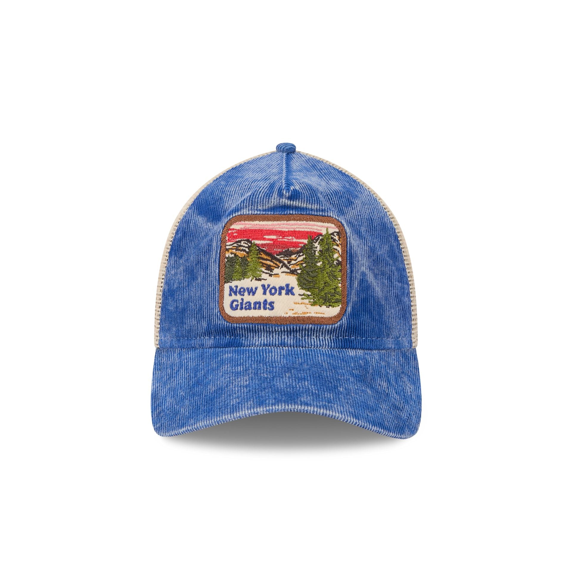 New York Giants Vintage Landscape 9TWENTY A-Frame Trucker Hat - Image 2
