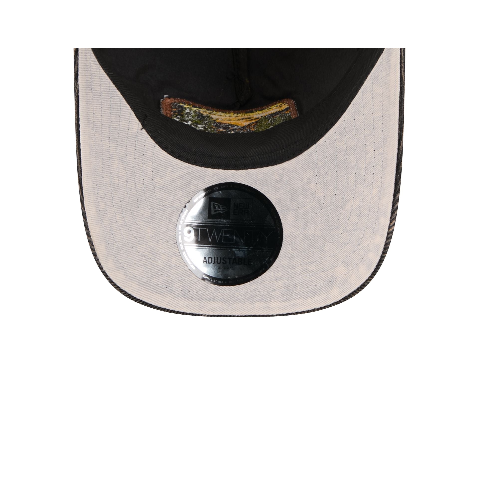 Boston Bruins Vintage Landscape 9TWENTY A-Frame Trucker Hat - Image 7