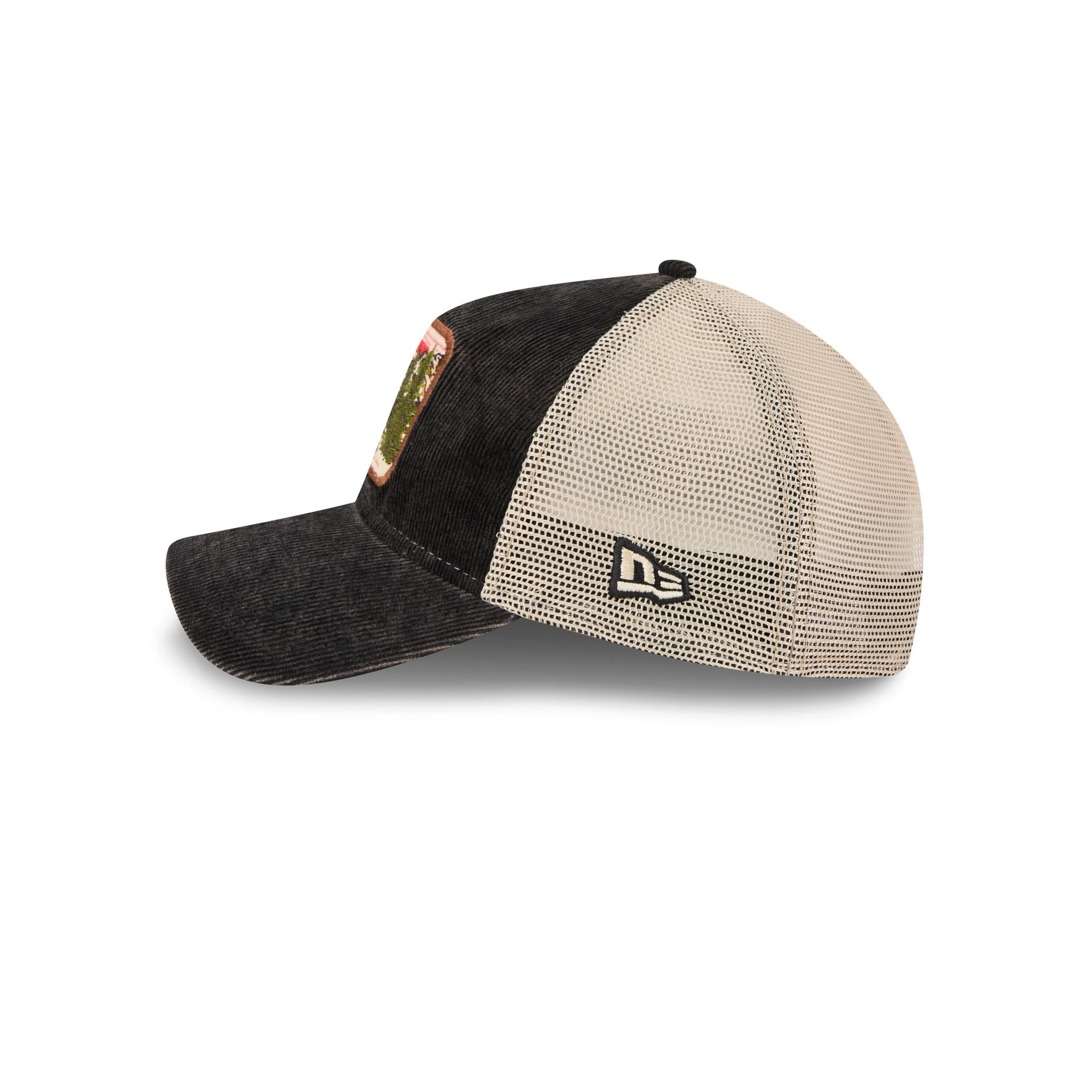 Chicago Blackhawks Vintage Landscape 9TWENTY A-Frame Trucker Hat - Image 5