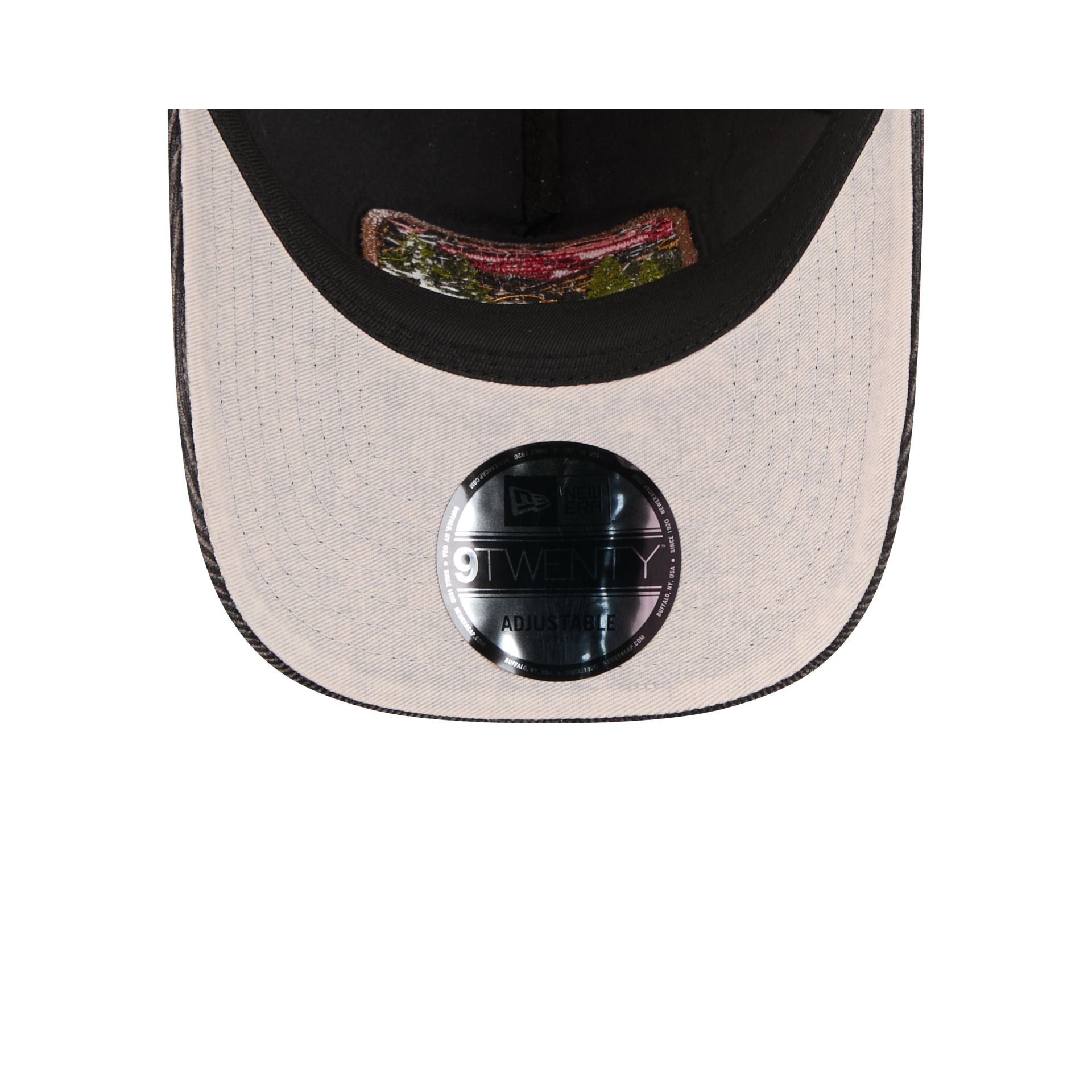 Chicago Blackhawks Vintage Landscape 9TWENTY A-Frame Trucker Hat - Image 7