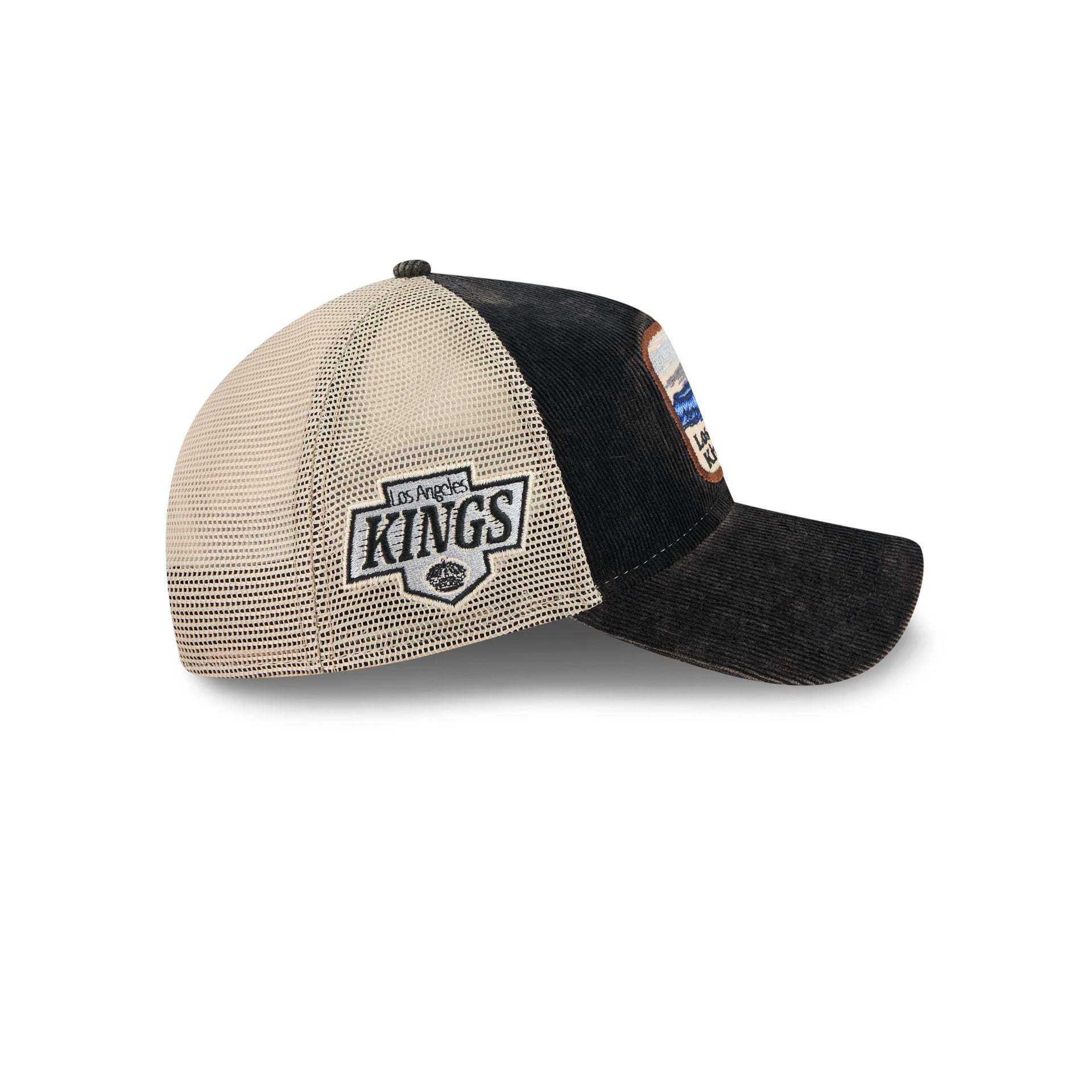 Los Angeles Kings Vintage Landscape 9TWENTY A-Frame Trucker Hat - Image 4