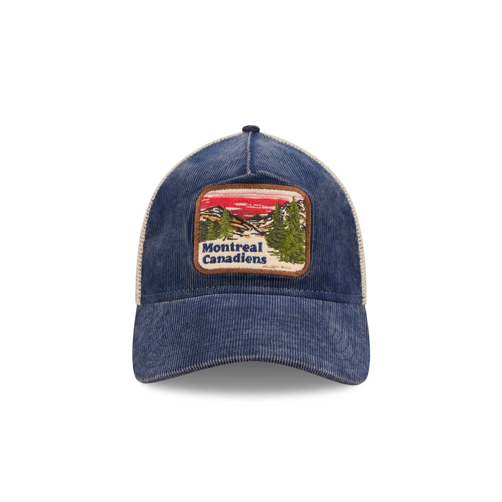 Montreal Canadiens Vintage Landscape 9TWENTY A-Frame Trucker Hat - Image 2