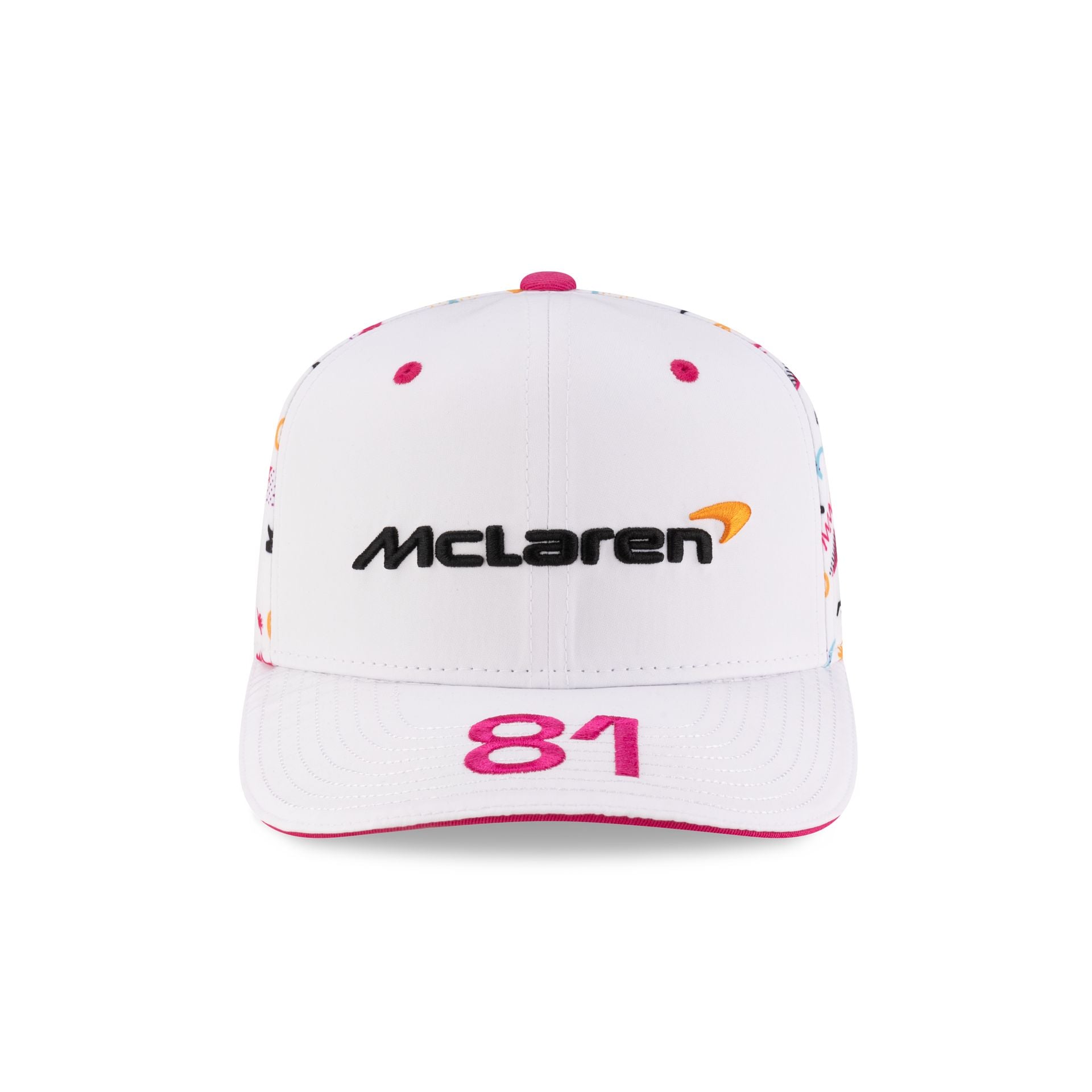 2025 Miami Race Special McLaren Formula 1 Team Oscar Piastri 9SEVENTY Stretch-Snap Hat - Image 2