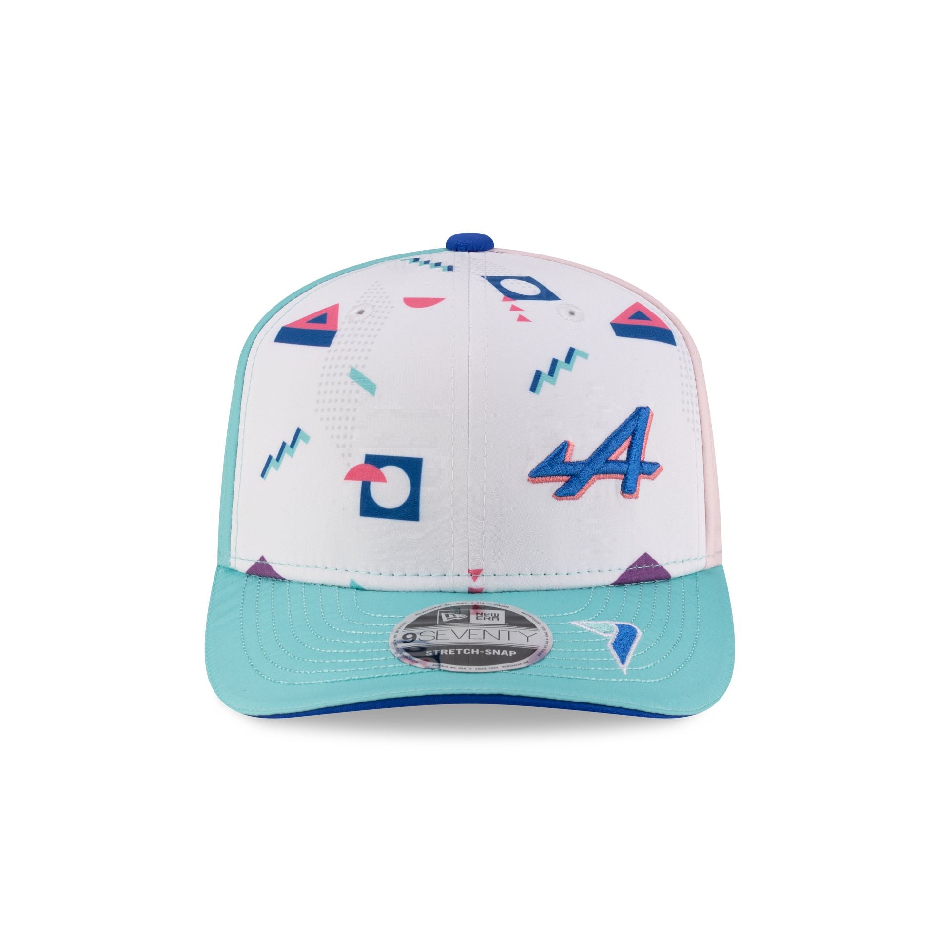 2025 Miami Race Special BWT Alpine F1 Team Jack Doohan 9SEVENTY Stretch-Snap Hat - Image 2