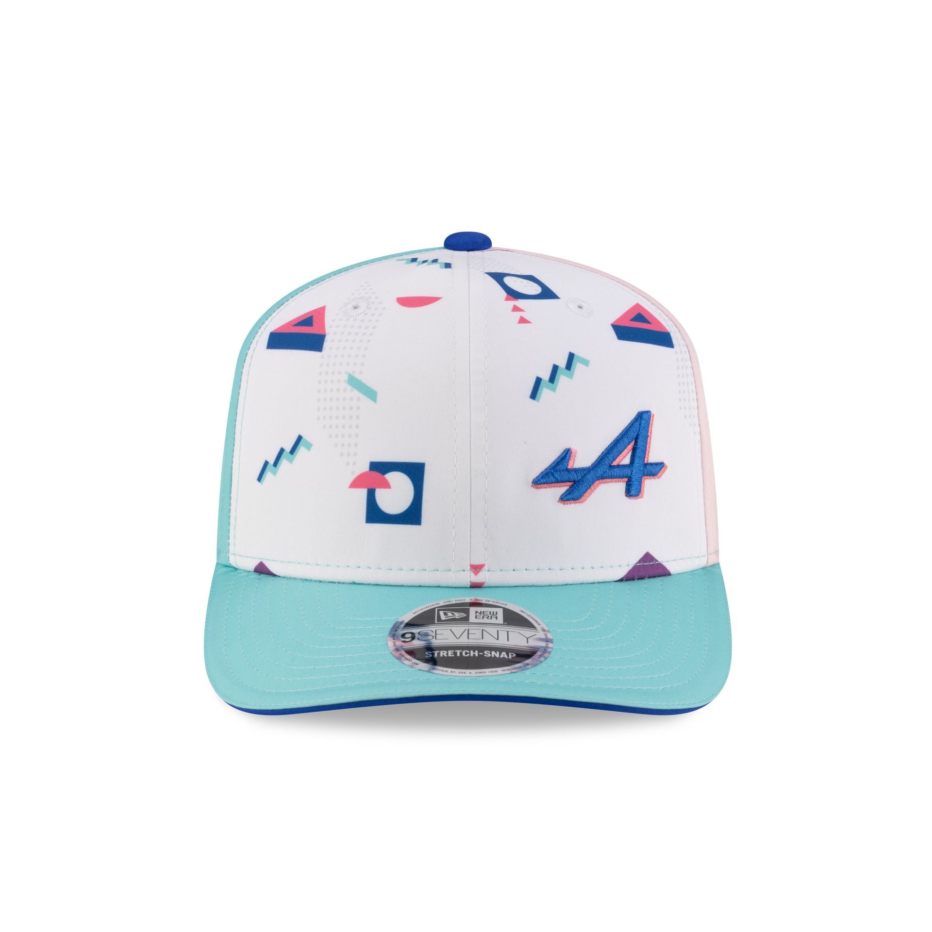 2025 Miami Race Special BWT Alpine F1 Team 9SEVENTY Stretch-Snap Hat - Image 2